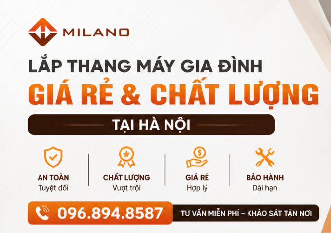 Lắp Thang Máy Gia Đình Giá Rẻ Và Chất Lượng Tại Hà Nội
