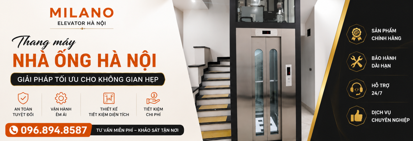 Nhà Ống Nên Chọn Thang Máy Gia Đình Loại Nào Để Tối Ưu Diện Tích